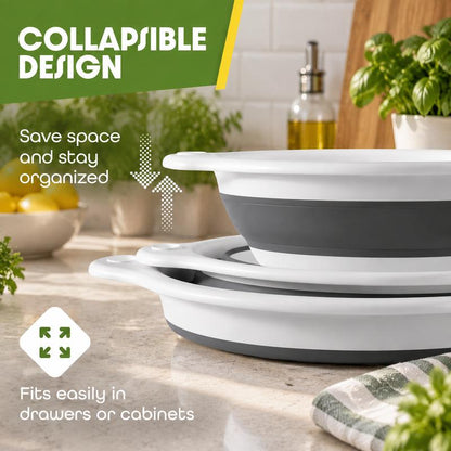 Collapsible Colanders 3-Pack