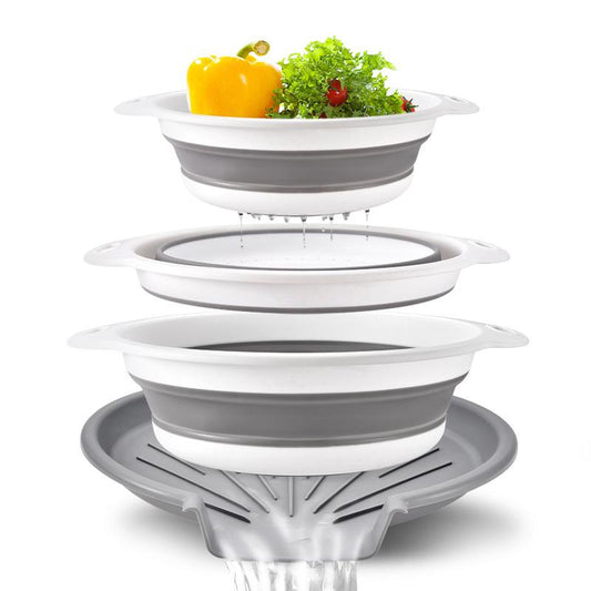 Collapsible Colanders 3-Pack