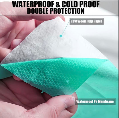 10 Pack Disposable Rectangular Toilet Seat Protectors